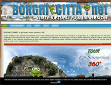 Tablet Screenshot of borghiecitta.net